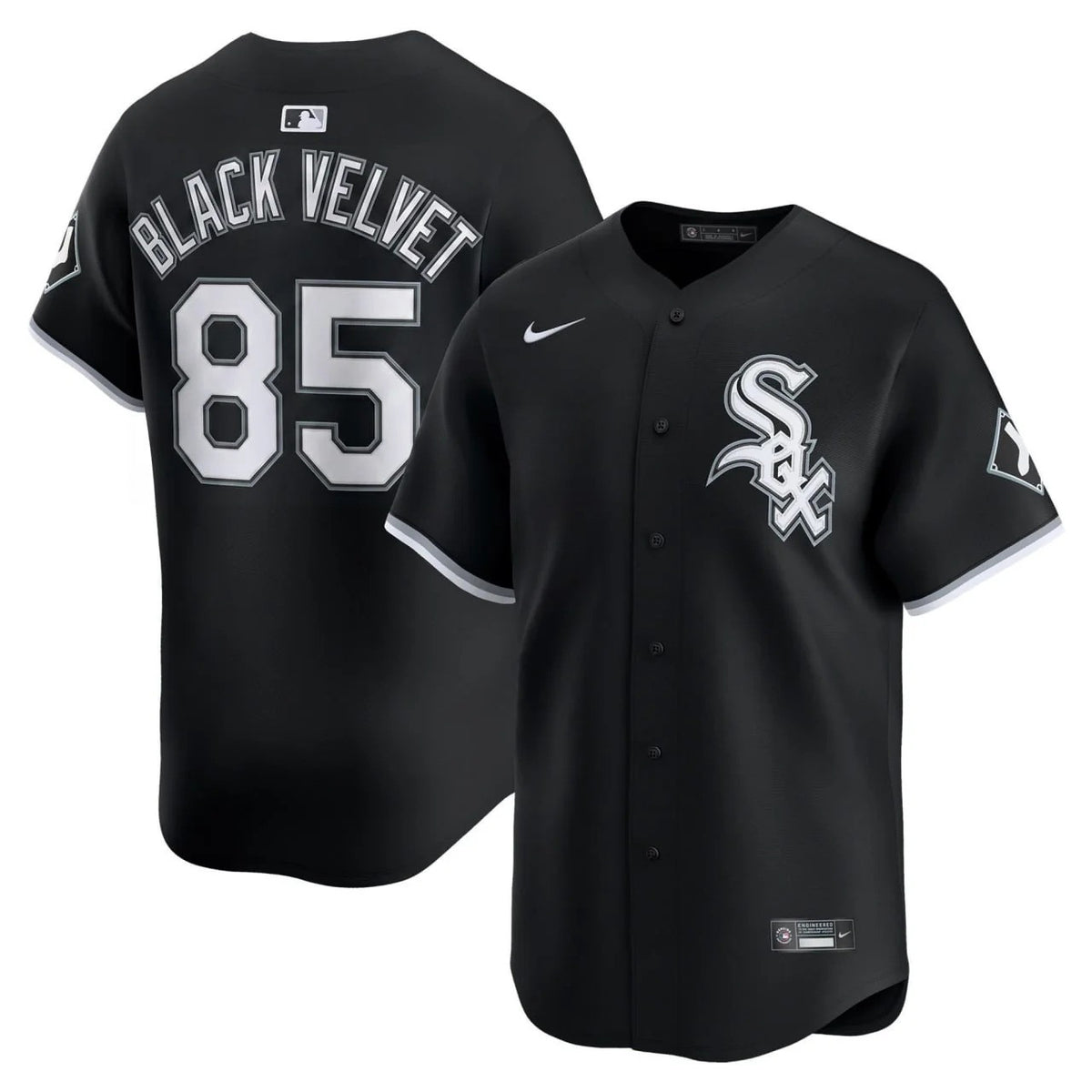 Chicago White Sox Velvet Vapor Premier Limited Jersey - Black