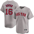Jarren Duran #16 Boston Red Sox Road Limited Jersey - Gray