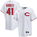 Andrew Abbott #41 Cincinnati Reds Alternate Limited Jersey - White