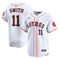 Cam Smith #11 Houston Astros Home Limited Jersey - White
