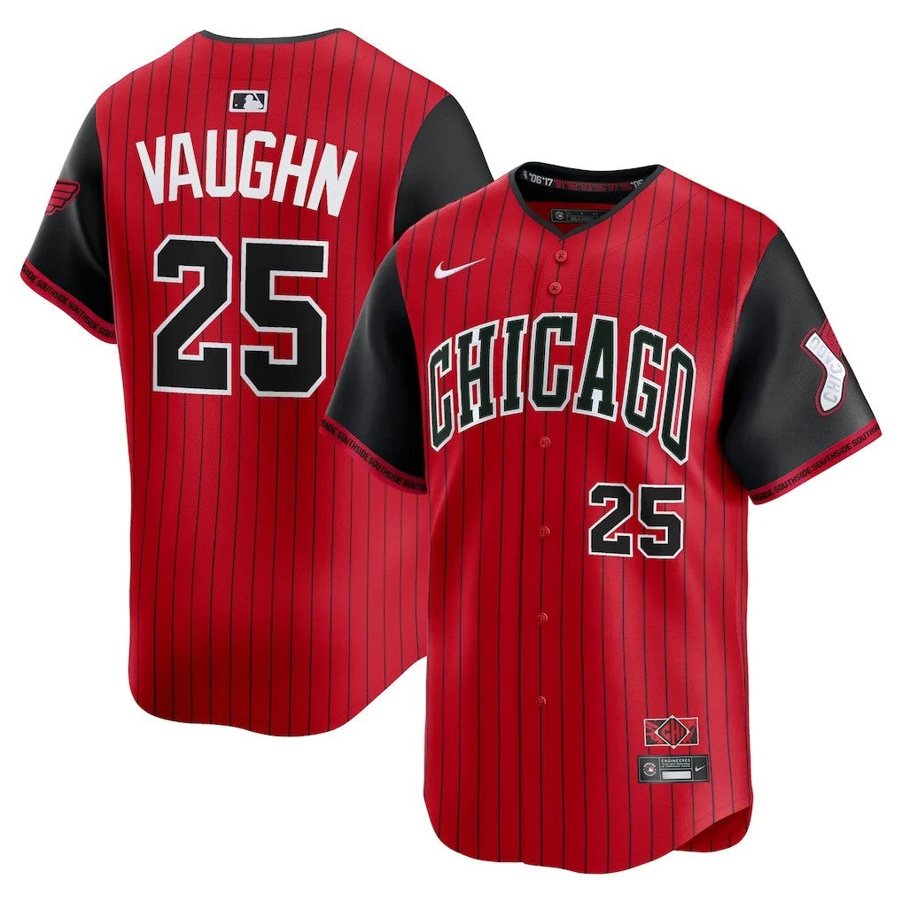 Andrew Vaughn #25 Chicago White Sox 2025 City Connect Limited Jersey - Red Black