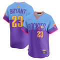 Kris Bryant #23 Colorado Rockies 2025 City Connect Limited Jersey - Purple Light Blue