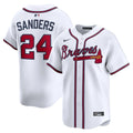 Deion Sanders #24 Atlanta Braves Limited Jersey - White