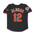 Roberto Alomar #12 Baltimore Orioles 1997 Alt W Jackie 50Th Patch Limited Jersey - Black