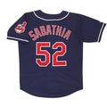 Cc Sabathia Cleveland Indians Alt W Team Patch M 2Xl Limited Jersey - Navy