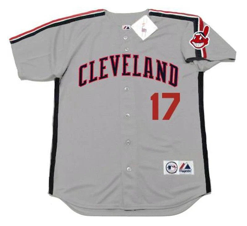 Keith Hernandez #17 Cleveland Indians 1990 Away Limited Throwback Baseball Jersey
