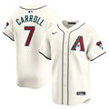 Corbin Carroll #7 Arizona Diamondbacks Home Limited Jersey - Cream