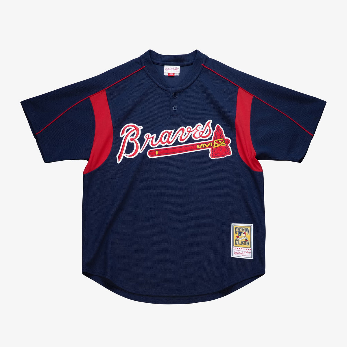 Greg Maddux #31 Atlanta Braves 2003 Authentic Batting Practice Player Jersey - Navy