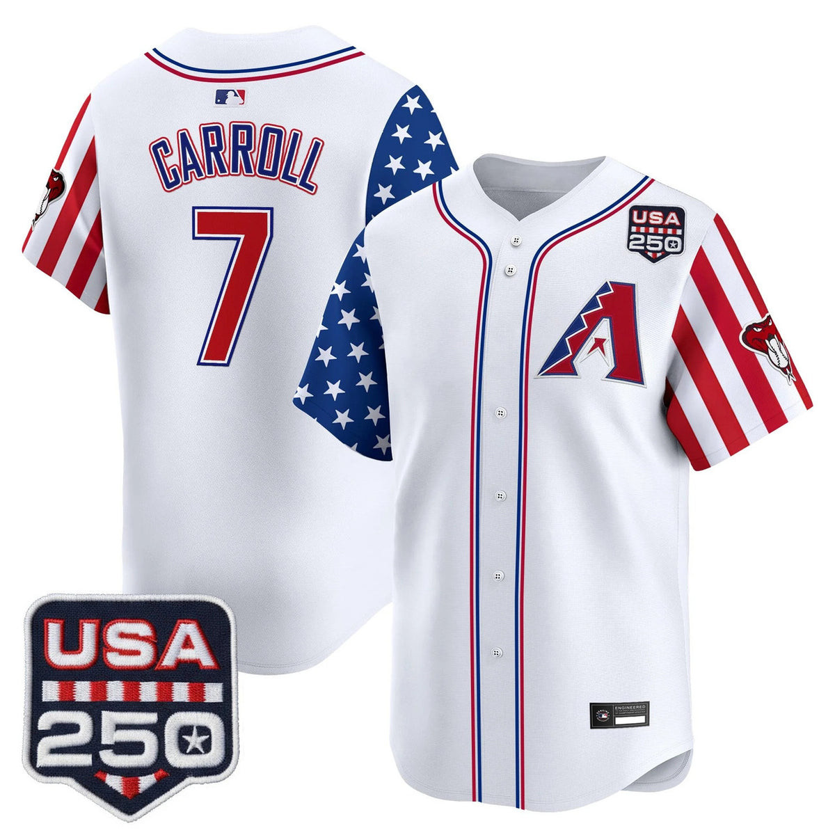 Arizona Diamondbacks Men America Edition Vapor Premier Limited Jersey
