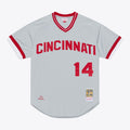 Pete Rose #14 Cincinnati Reds 1975 Authentic Jersey - Gray