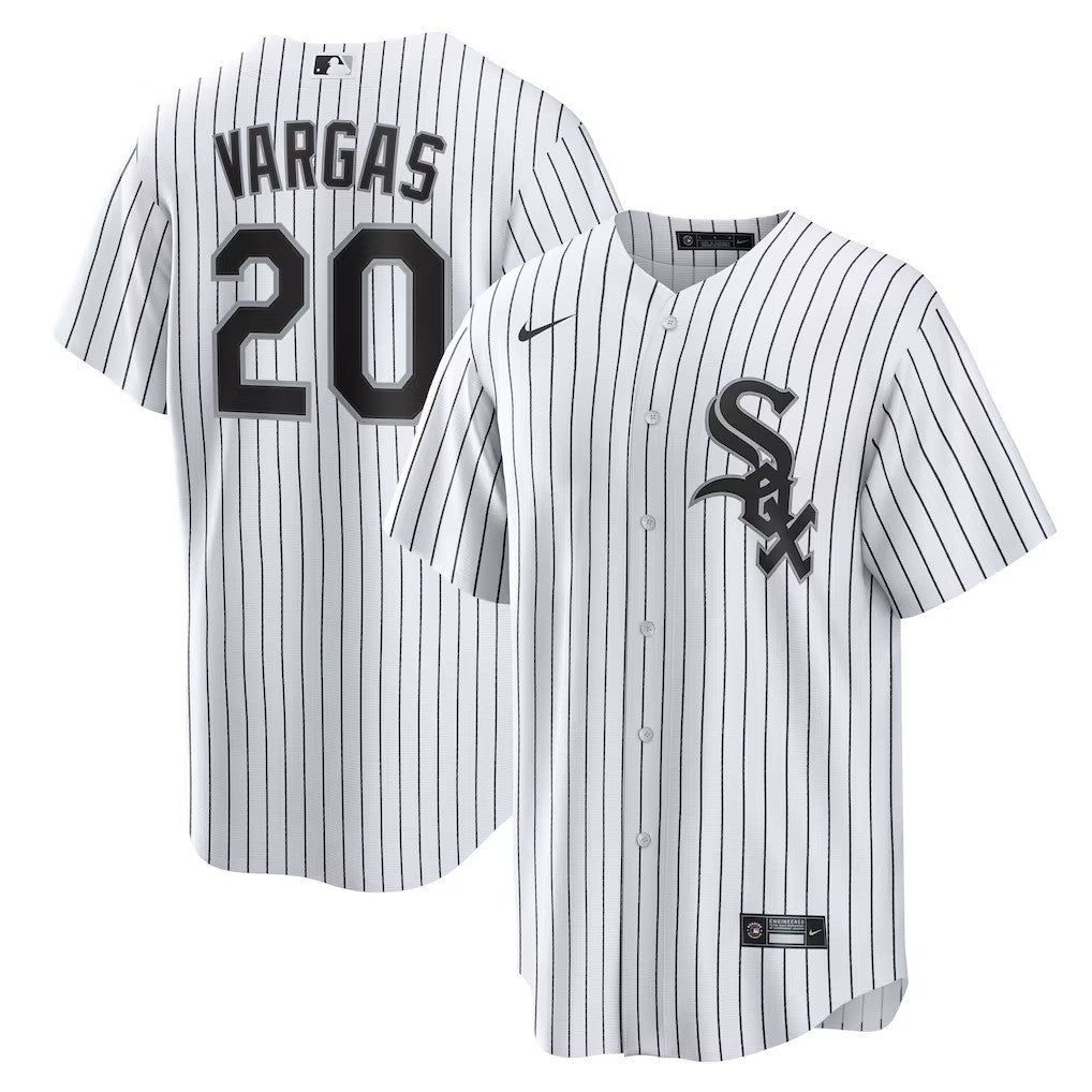 Miguel Vargas #20 Chicago White Sox Home Limited Jersey - White