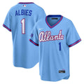 Ozzie Albies #1 Atlanta Braves 2026 City Connect Stadium Limited Jersey - Powder Blue