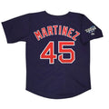 Pedro Martinez #45 Boston Red Sox 2004 Alt World Series M 2Xl Limited Jersey - Navy