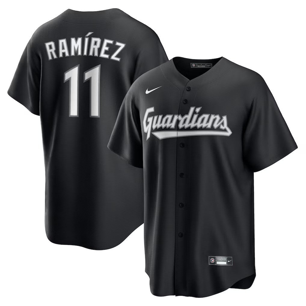 Jose Ramirez #11 Cleveland Guardians Limited Jersey - Black