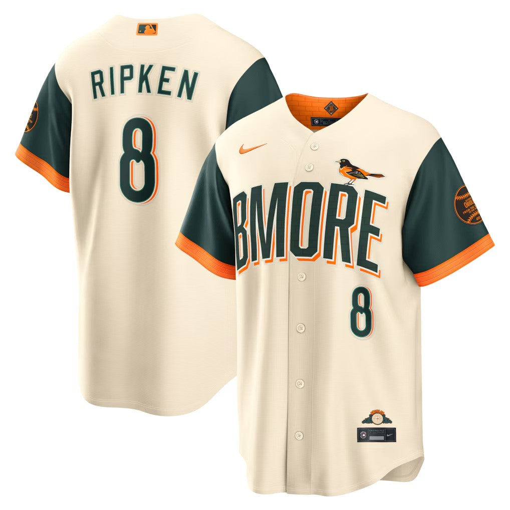 Cal Ripken Jr #8 Baltimore Orioles 2026 City Connect Stadium Limited Jersey - Natural