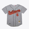 Brooks Robinson #5 Baltimore Orioles 1966 Authentic Jersey - Gray
