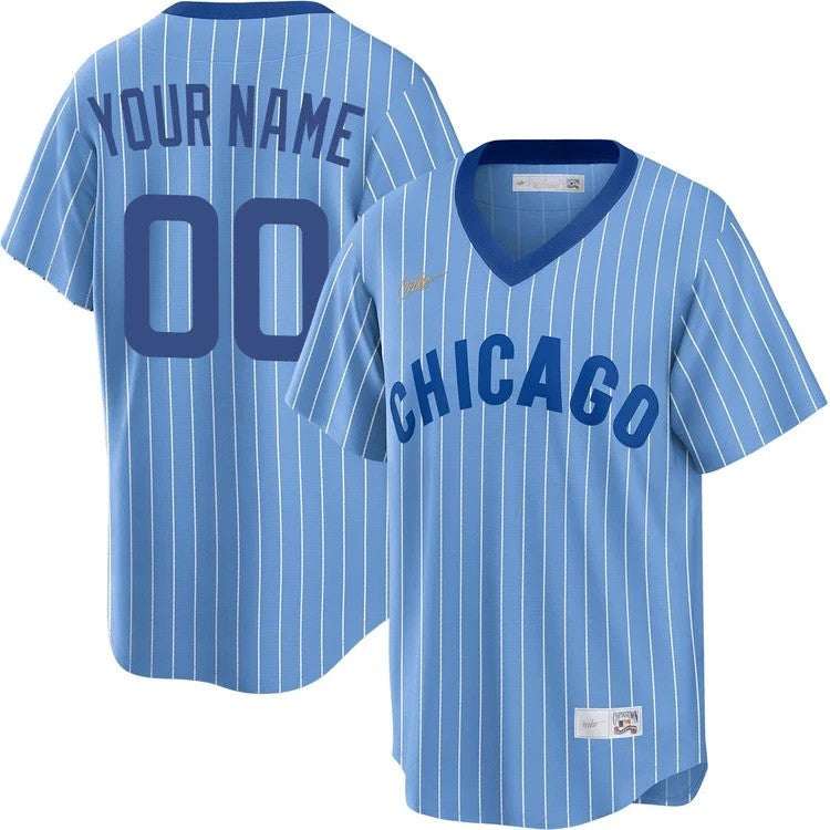 Light Blue Chicago Cubs 1978 Custom Cooperstown Limited Jersey