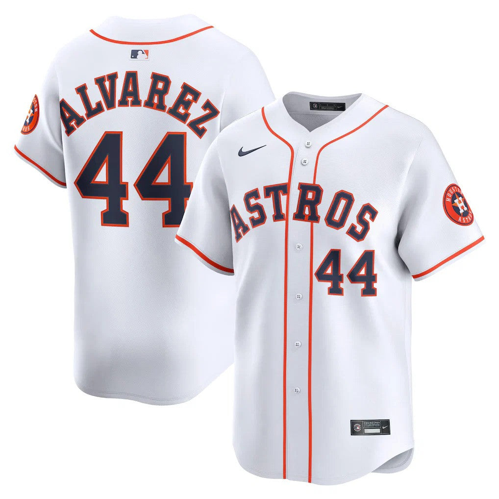 Yordan Alvarez #44 Houston Astros Home Limited Jersey - White
