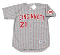 Deion Sanders Cincinnati Reds 1997 Away Limited Baseball Throwback Baseball Jersey