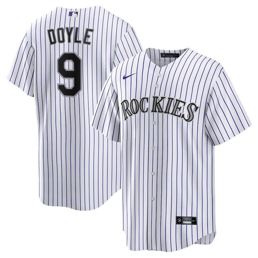 Brenton Doyle #9 Colorado Rockies Home Limited Jersey - White