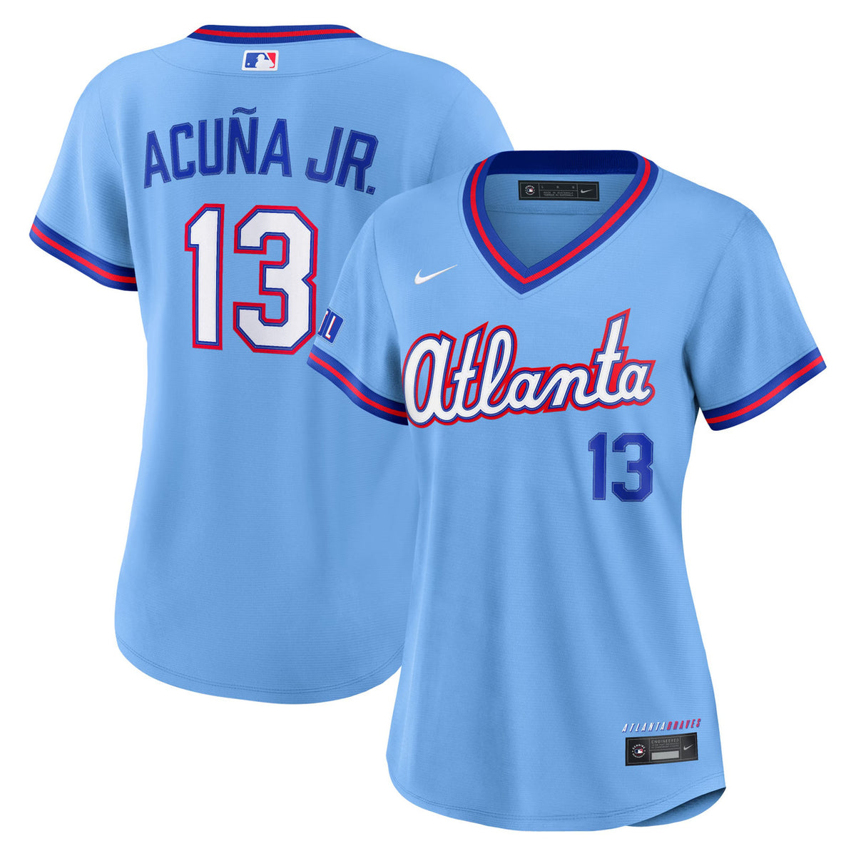 Atlanta Braves Nike Women'S 2026 Ronald Acu��a Jr. City Connect Stadium Limited Jersey - Powder Blue