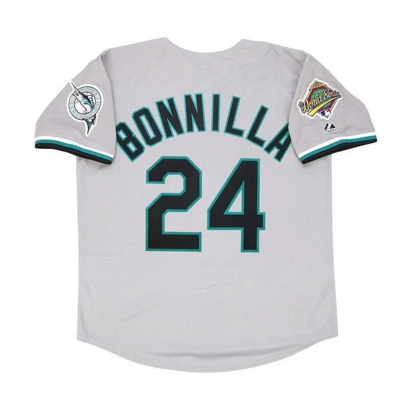 Bobby Bonilla Florida Marlins 1997 Home Road Alt World Series Limited Jersey - Grey