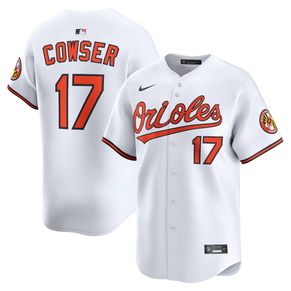 Colton Cowser #17 Baltimore Orioles Home Limited Jersey - White