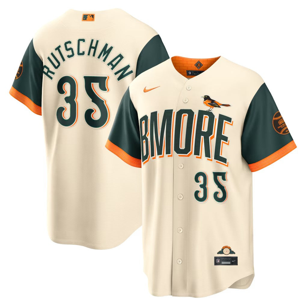 Adley Rutschman #35 Baltimore Orioles 2026 City Connect Stadium Limited Jersey - Natural