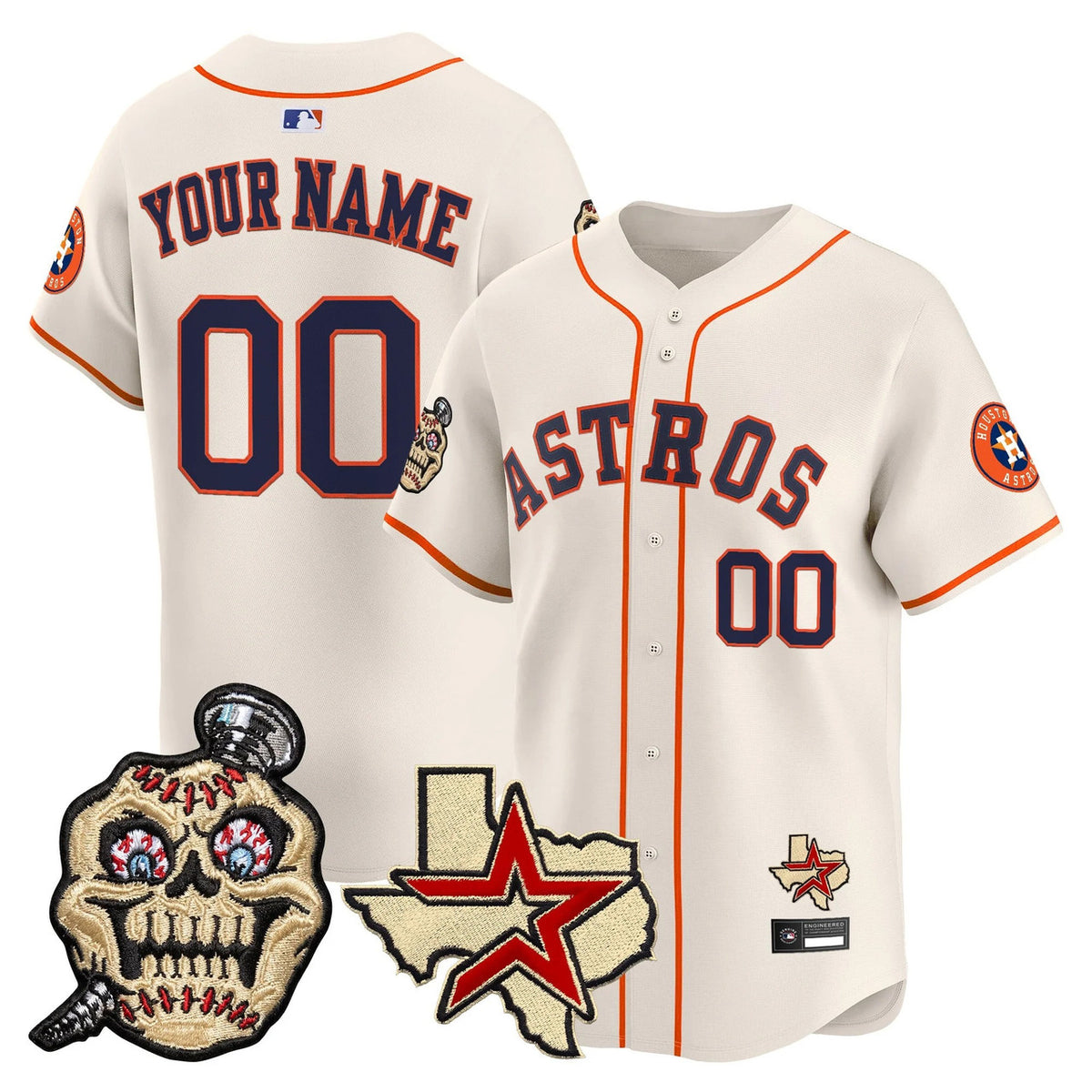 Houston Astros Screwed Up Click Vapor Premier Limited Custom Jersey