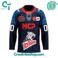 Del Nurnberg Ice Detroit Tigers Home Kits Limited Hockey Jersey