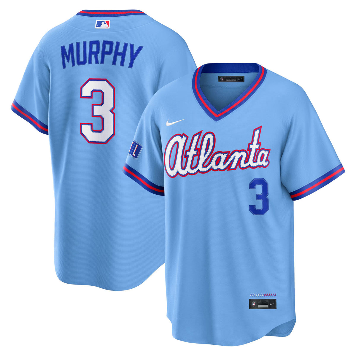 Dale Murphy #3 Atlanta Braves Nike 2026 City Connect Stadium Limited Jersey - Powder Blue