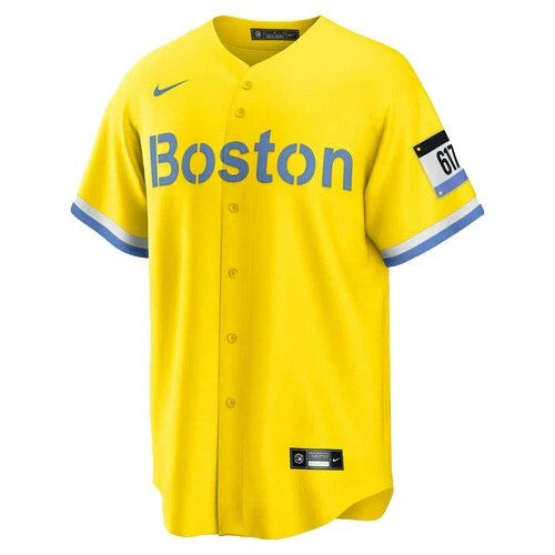 Boston Red Sox City Connect Limited Jersey - Gold