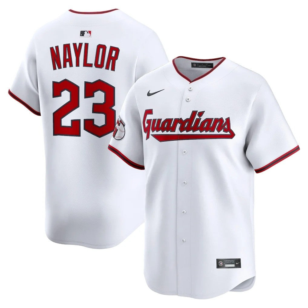 Bo Naylor #23 Cleveland Guardians Home Limited Jersey - White