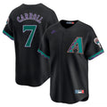 Corbin Carroll #7 Arizona Diamondbacks Cooperstown Limited Jersey - Black