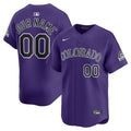 Colorado Rockies Custom Alternate Limited Jersey - Purple