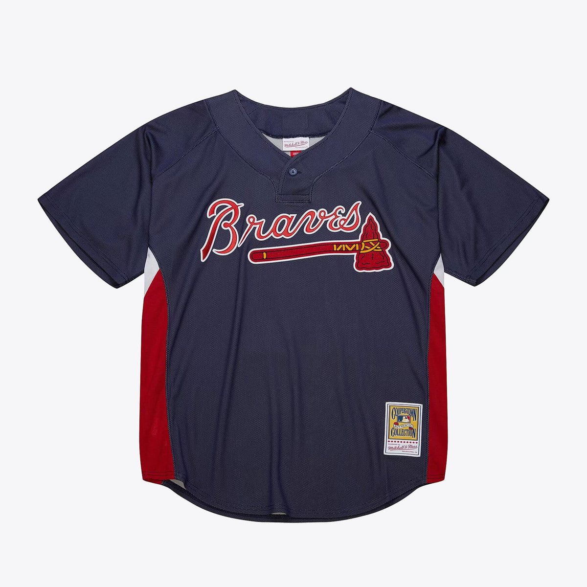 Chipper Jones #10 Atlanta Braves 2007 Authentic Batting Practice Jersey - Navy