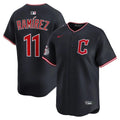 Jose Ramirez #11 Cleveland Guardians Alternate Limited Jersey - Navy