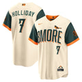 Jackson Holliday Baltimore Orioles 2026 City Connect Stadium Limited Jersey - Natural