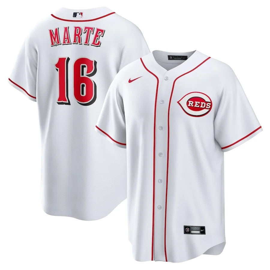 Noelvi Marte Cincinnati Reds Home Limited Jersey - White