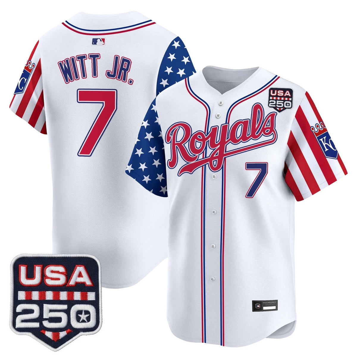 Kansas City Royals Men America Edition Vapor Premier Limited Jersey