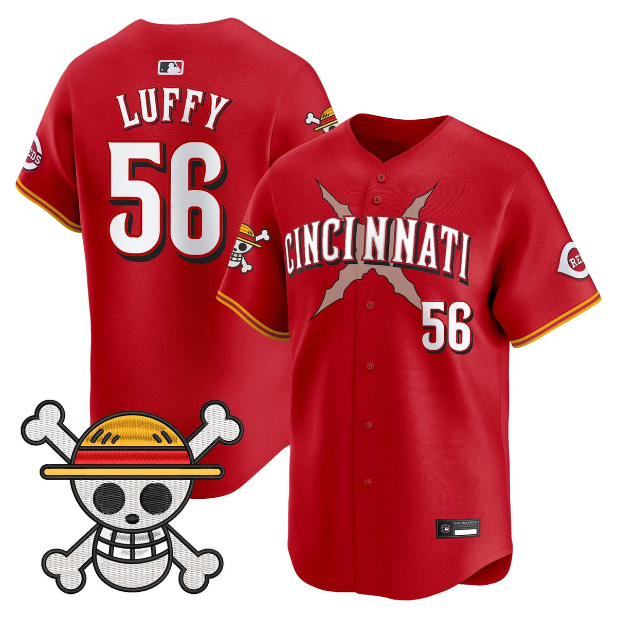 Cincinnati Reds Men X One Piece Vapor Premier Limited Jersey