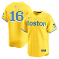 Jarren Duran #16 Boston Red Sox City Connect Limited Jersey - Gold