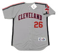 Brook Jacoby Cleveland Indians 1990 Throwback Away Limited Baseball Jersey