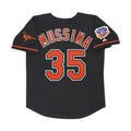 Mike Mussina Baltimore Orioles 1997 Alt W Jackie 50Th Patch Limited Jersey - Black