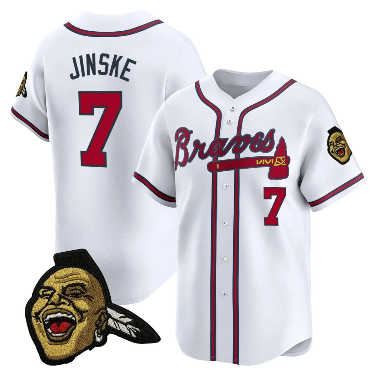 Wayn Jinske Atlanta Braves Vapor Limited Jersey