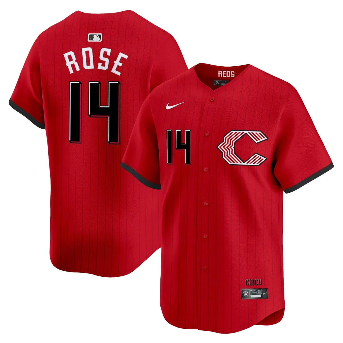 Pete Rose #14 Cincinnati Reds 2026 City Connect Stadium Limited Jersey - Red