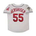 Orel Hershiser Cleveland Indians Men 1995 World Series Road M 2Xl Limited Jersey - Grey