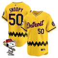 Detroit Tigers Men X Peanuts Vapor Premier Limited Jersey