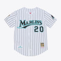 Miguel Cabrera #24 Florida Marlins 2003 World Series Authentic Jersey - White