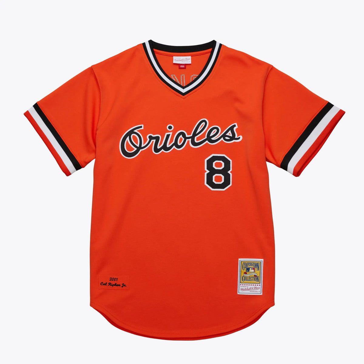 Cal Ripken Jr. #8 Baltimore Orioles 2001 Authentic Alternate Throwback Jersey - Orange